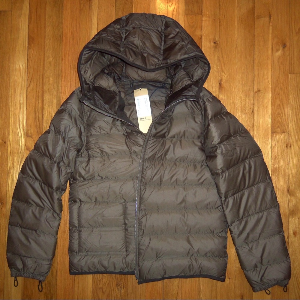TEN C - DOWN LINER - M/L - OLIVE - MADE IN ITALY